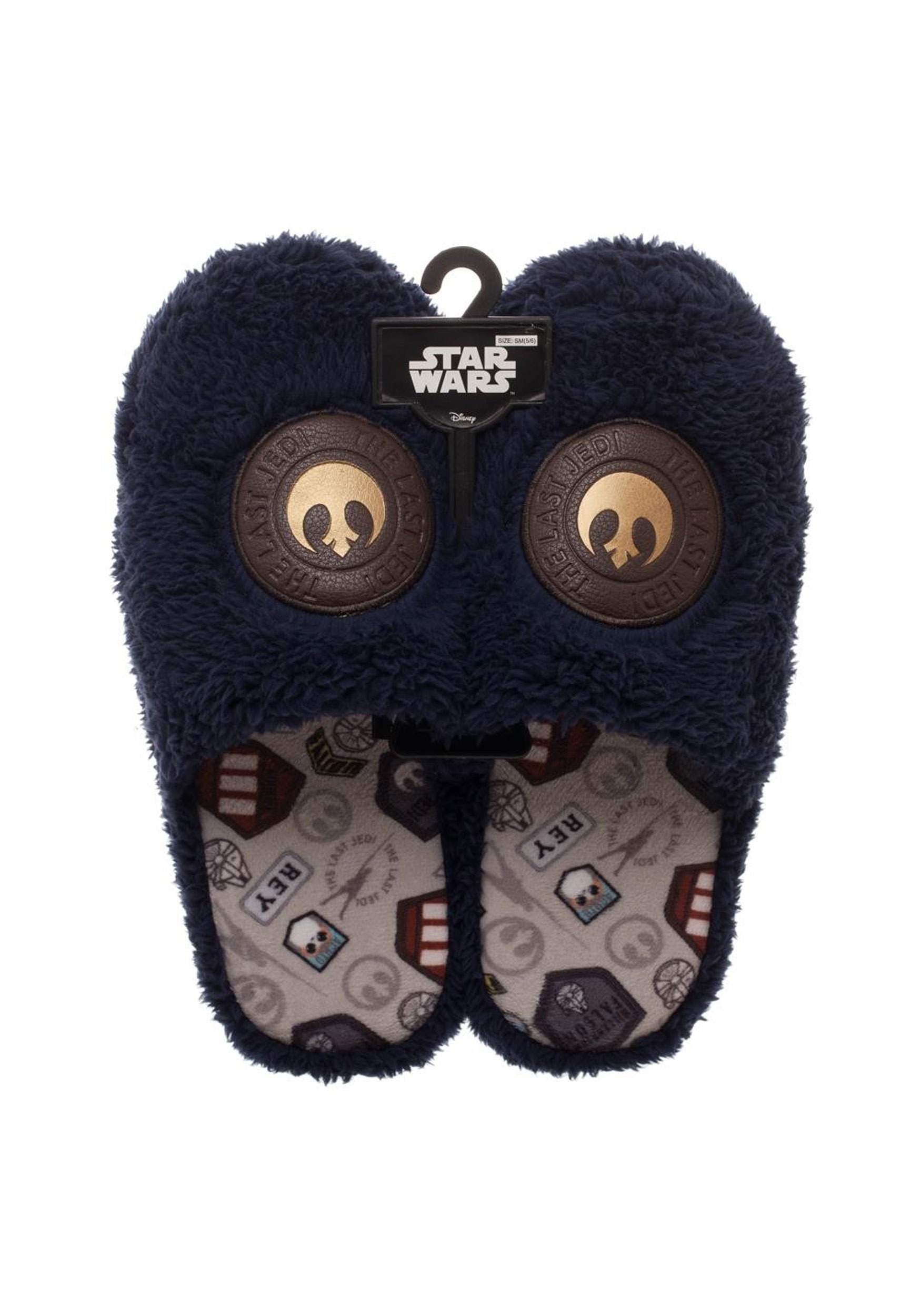 Star Wars The Last Jedi Rey Inspired Adult Scuff Style Slippers at Fun