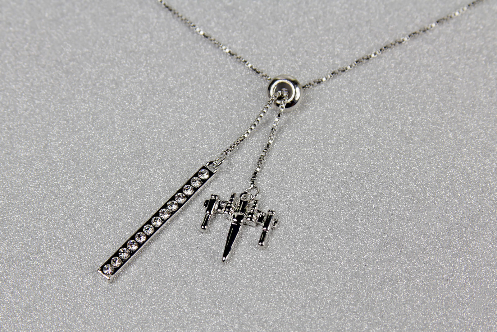 One Force Designs x Star Wars X-Wing Fighter Necklace (Silver Plated)
