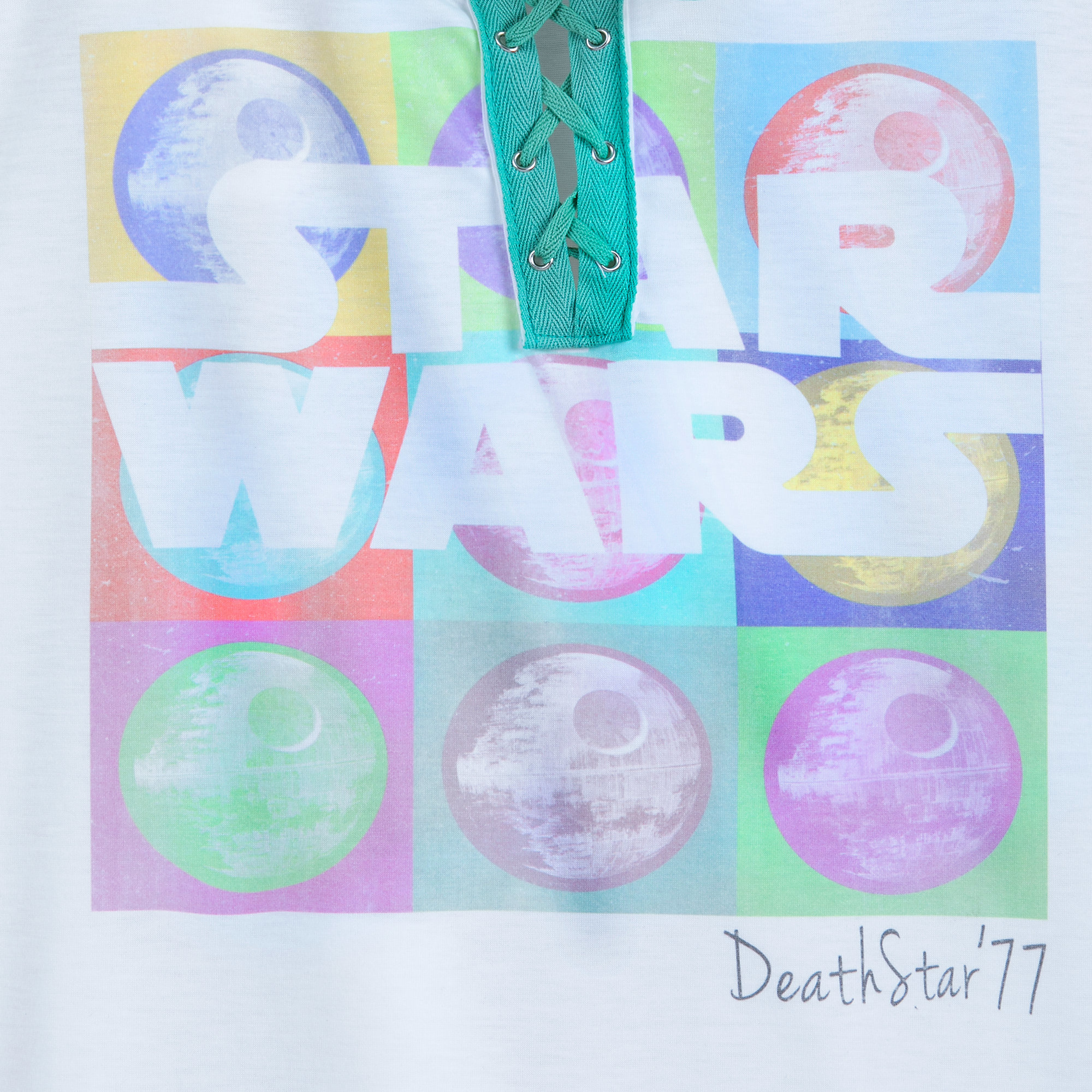 Women's Star Wars Death Star Laced Up T-Shirt at Shop Disney