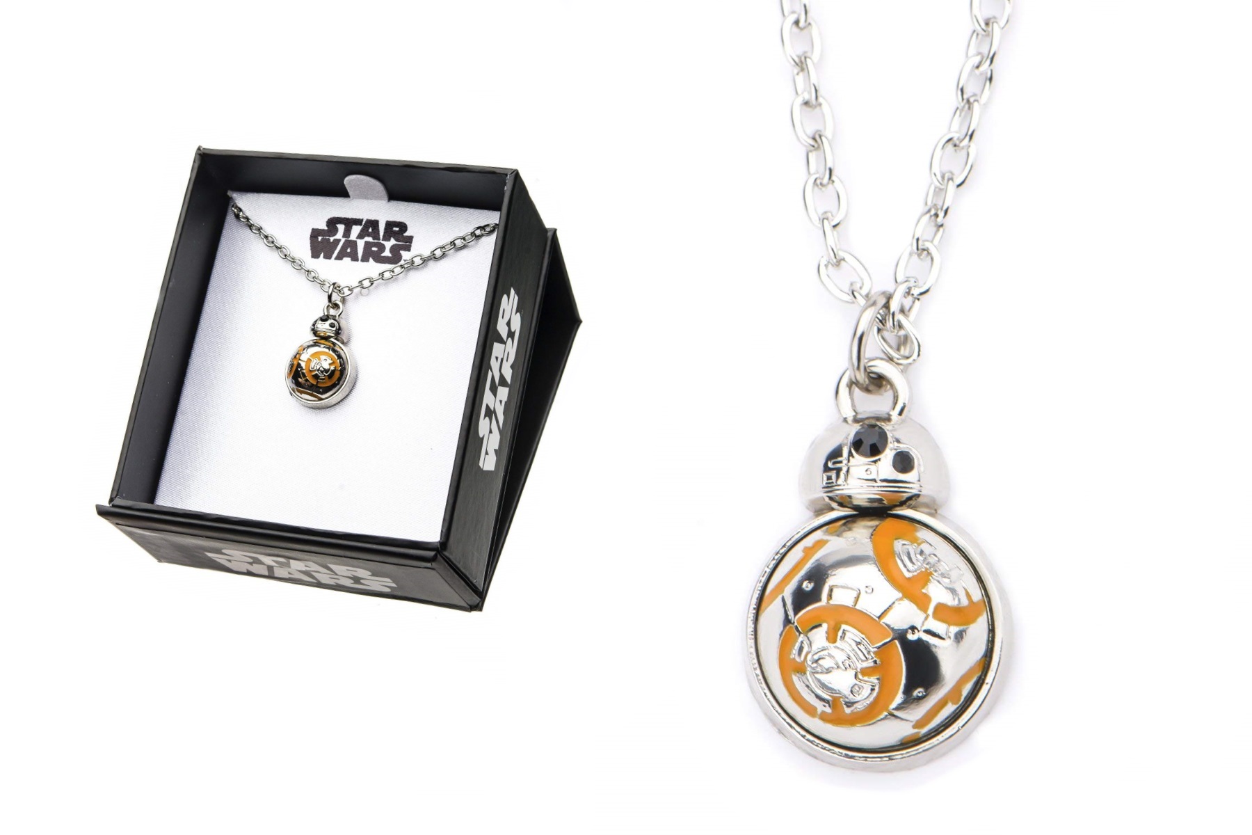 Star Wars The Force Awakens BB-8 Necklace with 20” Chain Ships from USA! 