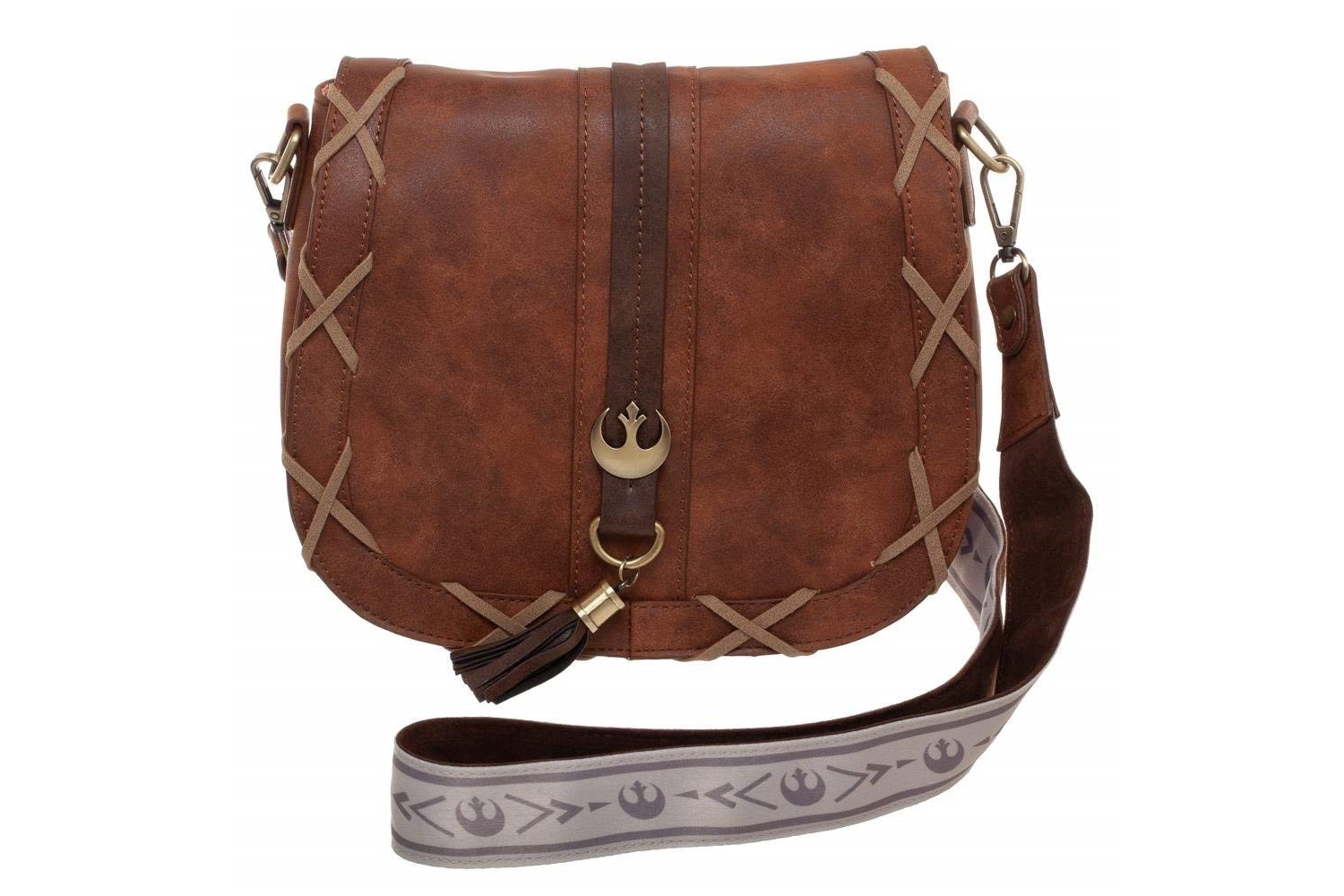 Bioworld x Star Wars Princess Leia Endor Saddlebag Purse Handbag at Amazon