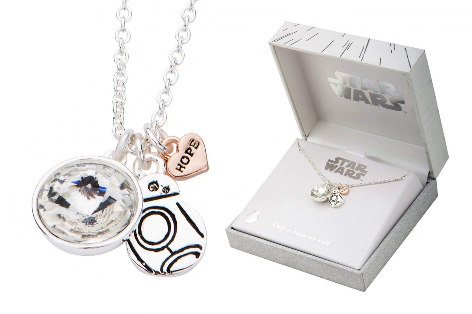 Body Vibe x Star Wars BB-8 Hope Charm Necklace on Amazon