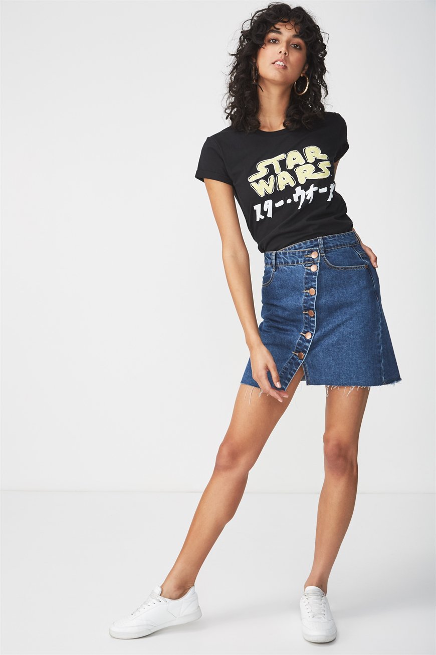 Women's Star Wars Japanese T-Shirt Collection at Cotton On AUS and NZ