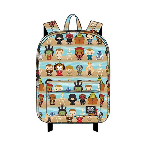Loungefly x Star Wars The Phantom Menace Chibi Character Backpack at Entertainment Earth