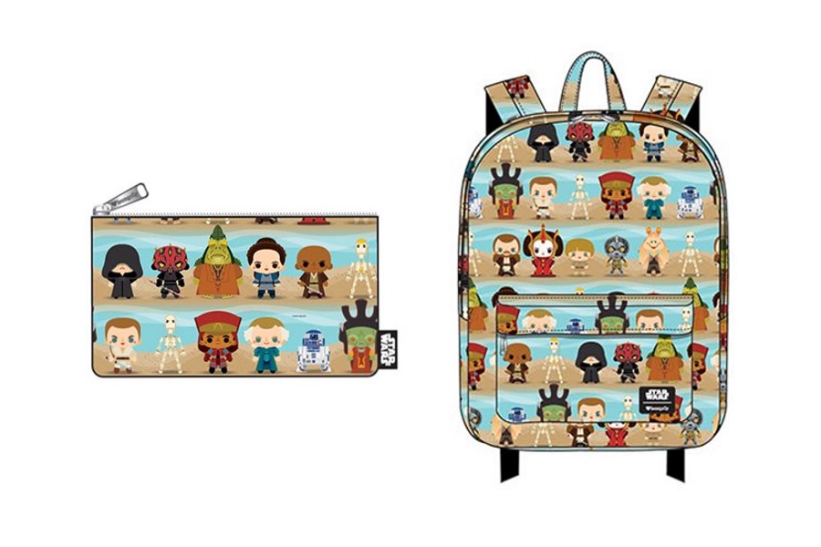 Loungefly x Star Wars The Phantom Menace Chibi Character Backpack at Entertainment Earth