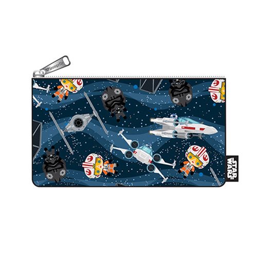 Loungefly x Star Wars Chibi Starships Coin Bag at Entertainment Earth