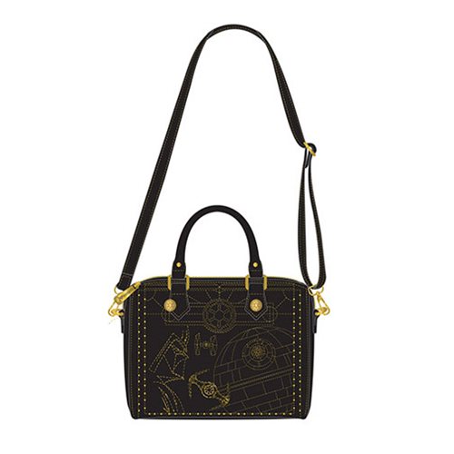 Loungefly x Star Wars Darth Vader Gold Stud Mini Duffle Purse at Entertainment Earth