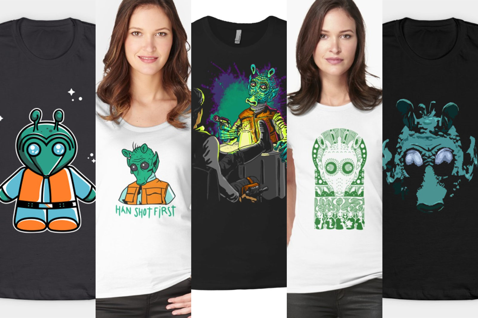 Leia’s List – Women’s Greedo Themed T-Shirts