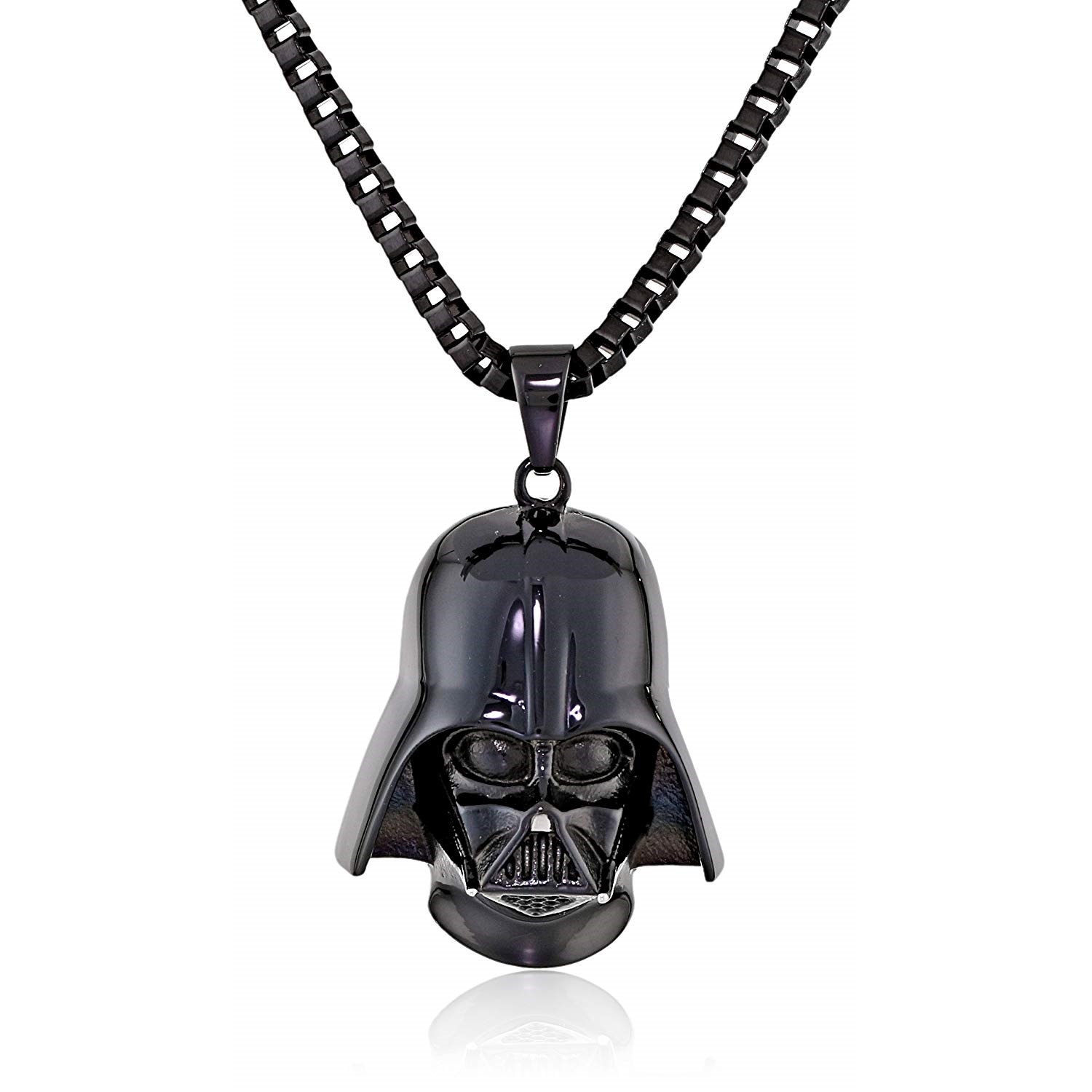 Body Vibe x Star Wars Darth Vader 3D Sculpt Helmet Necklace on Amazon