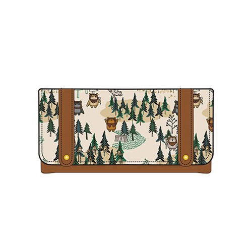 Loungefly x Star Wars Ewok Forest Print Wallet at Entertainment Earth