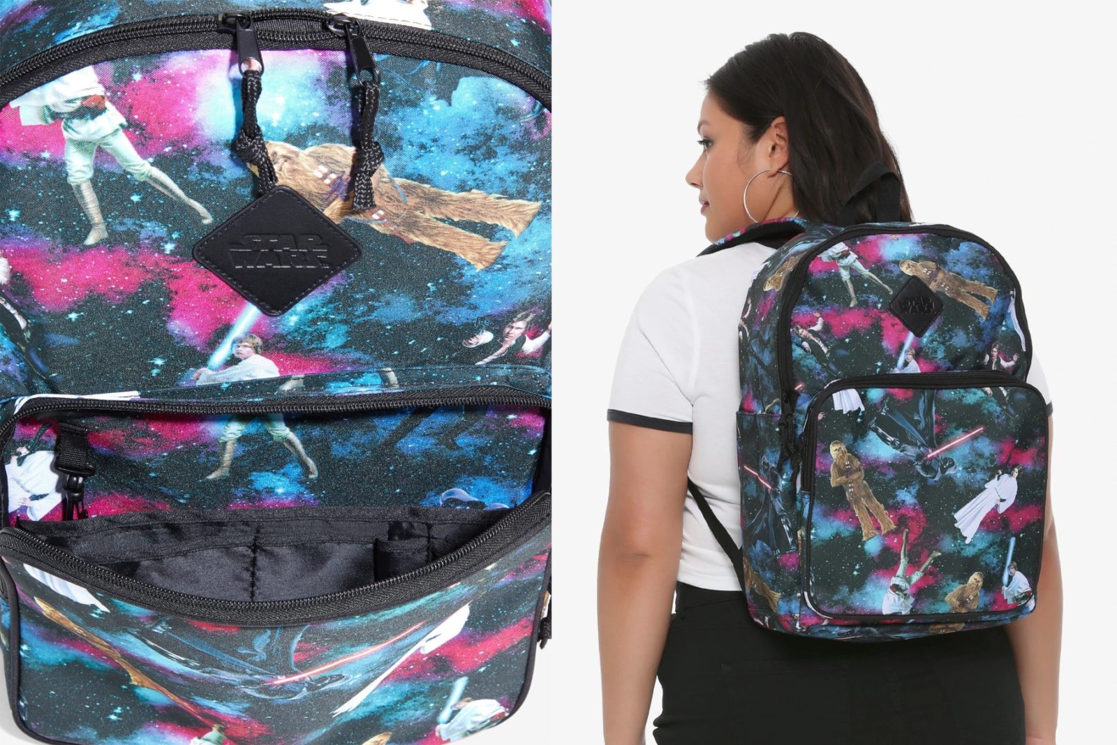 Star Wars Characters Galaxy Backpack on sale at Hot Topic