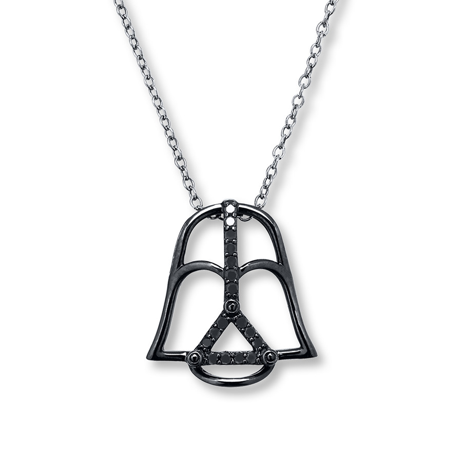 Kay Jewelers x Star Wars Darth Vader Black Diamond Necklace