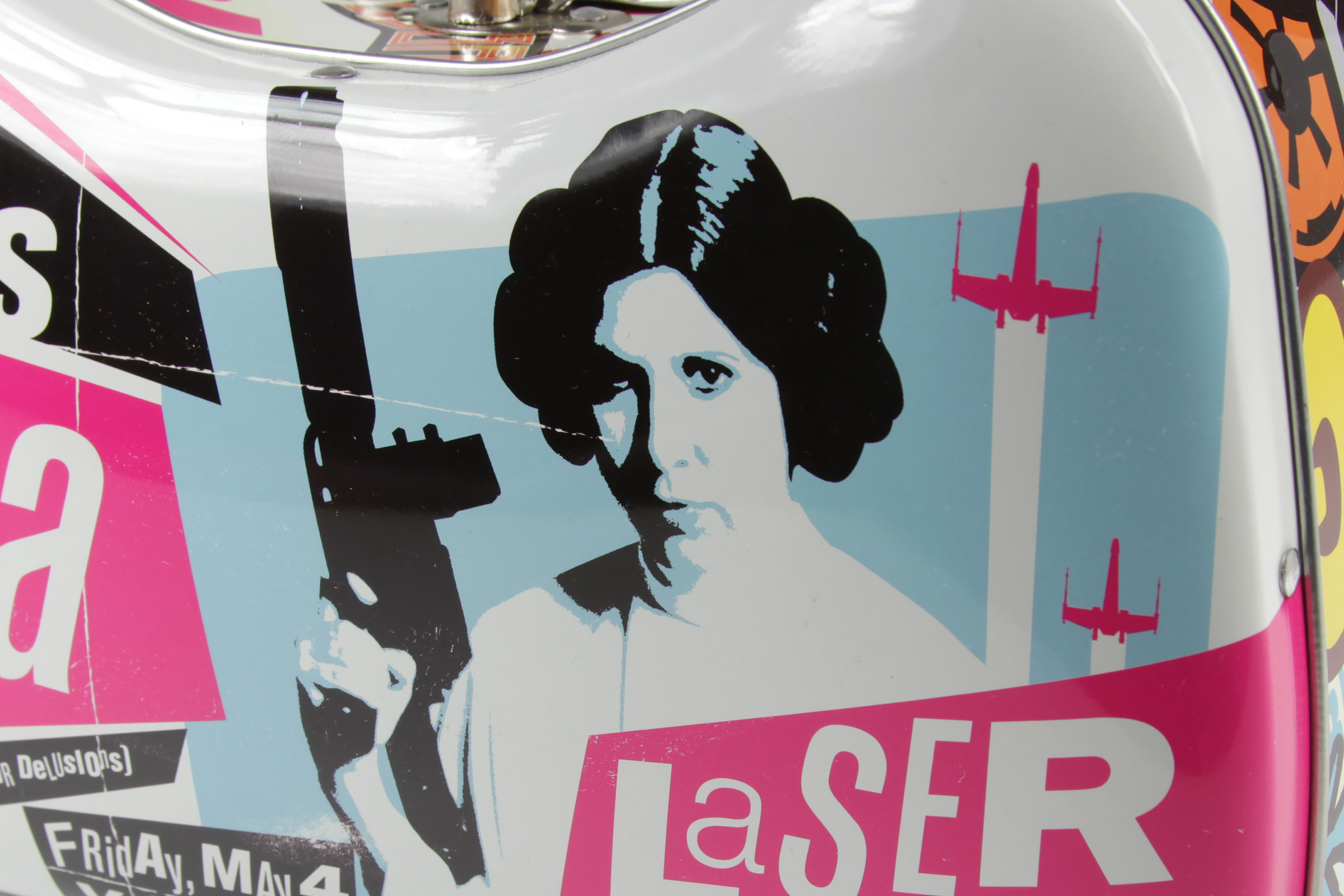 Star Wars Princess Leia Tin Purse with Beaded Handle on Amazon