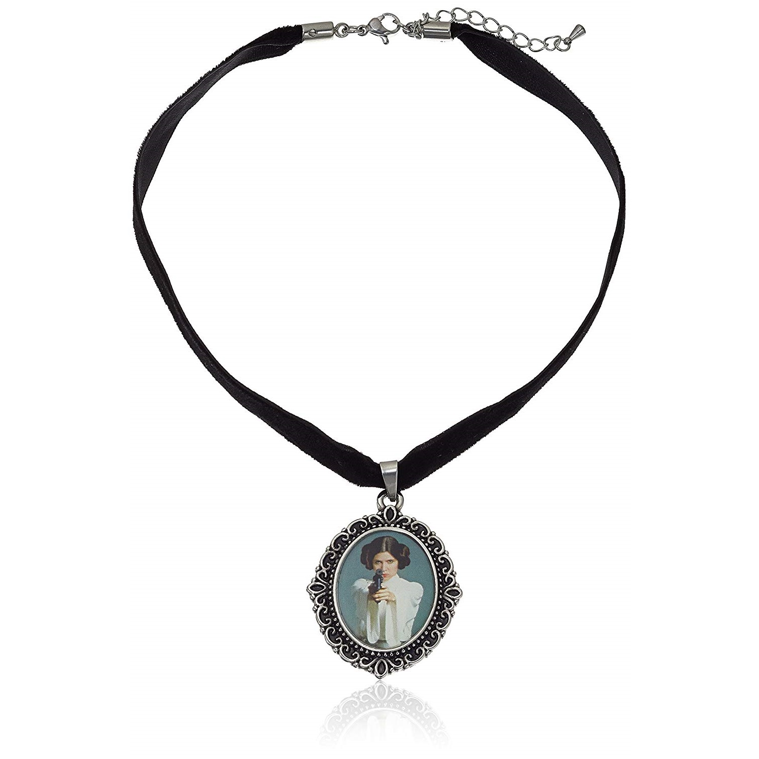Body Vibe x Star Wars Princess Leia Cameo Necklace on Amazon