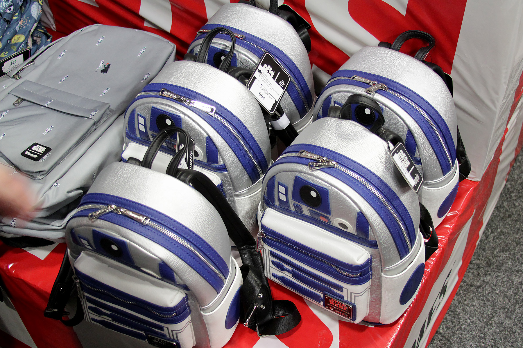 Loungefly x Star Wars Bags and Wallets at the EB Games booth at Armageddon Expo Auckland 2018