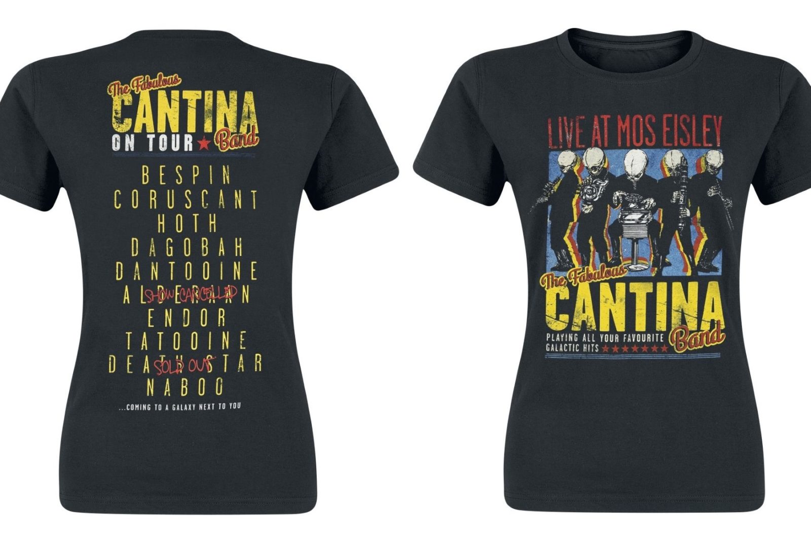 Women’s Cantina Band On Tour T-Shirt