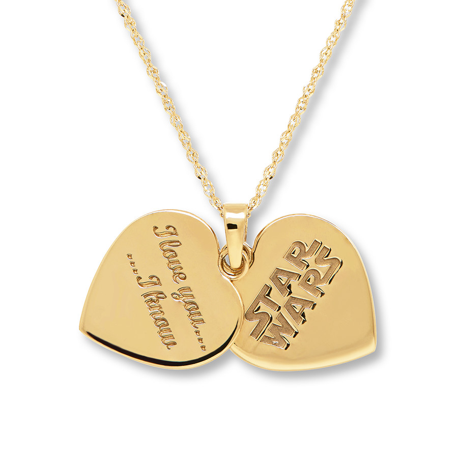 Kay Jewelers x Star Wars I Love You - I Know Heart Shaped Necklace