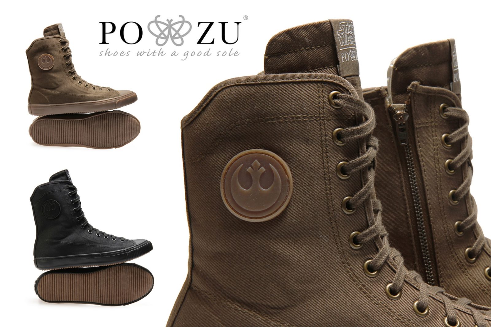 New Po-Zu Star Wars Rey Boot Collection - The Kessel Runway