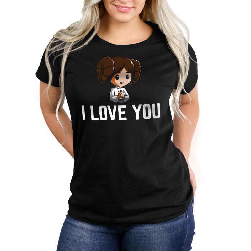 Women's TeeTurtle x Star Wars Princess Leia I Love You T-Shirt