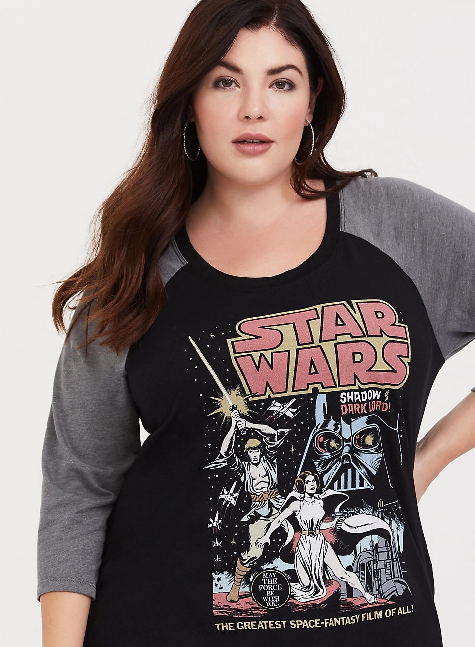 Women's Star Wars Plus Size Raglan Tee - The Kessel Runway