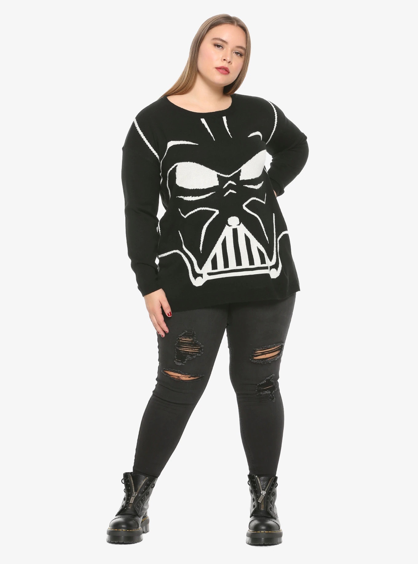 Women's Her Universe x Star Wars Darth Vader Sweater at Hot Topic