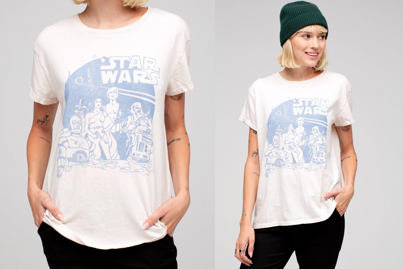 Women's Star Wars Vintage Style T-Shirt by Junk Food Clothing