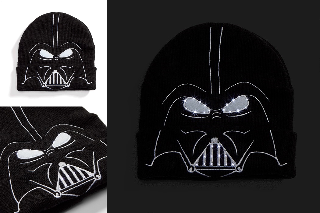 Star Wars Darth Vader Light Up Beanie at ThinkGeek