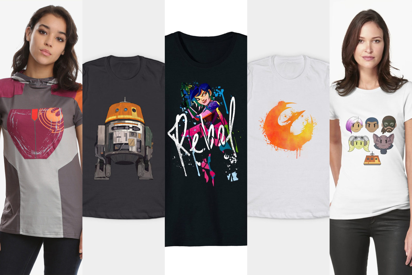 Leia's List - Women's Star Wars Rebels themed t-shirts currently available