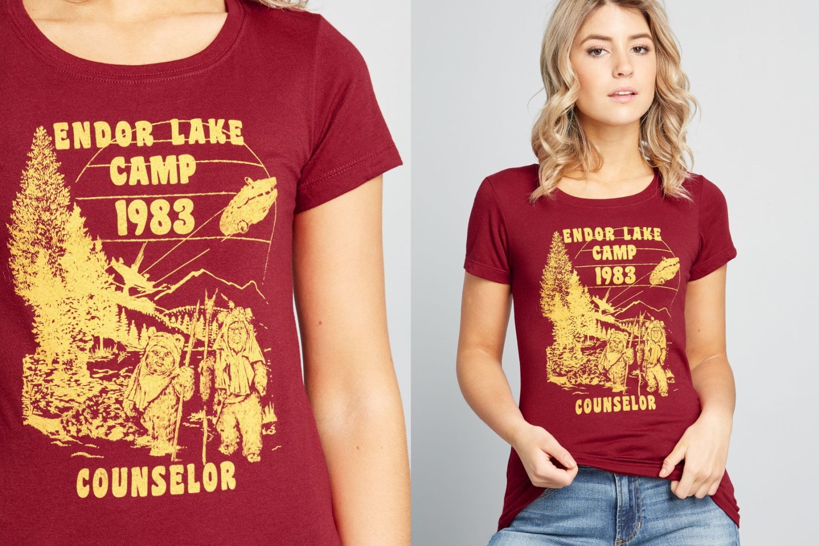 Women's Star Wars Endor Camp Lake T-Shirt at ModCloth