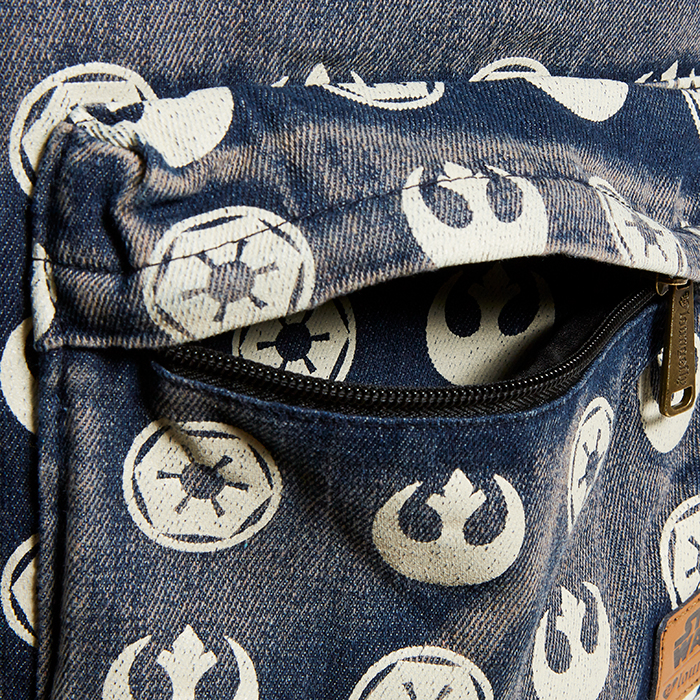 Loungefly x Star Wars Rebel Imperial Logo Backpack at ThinkGeek