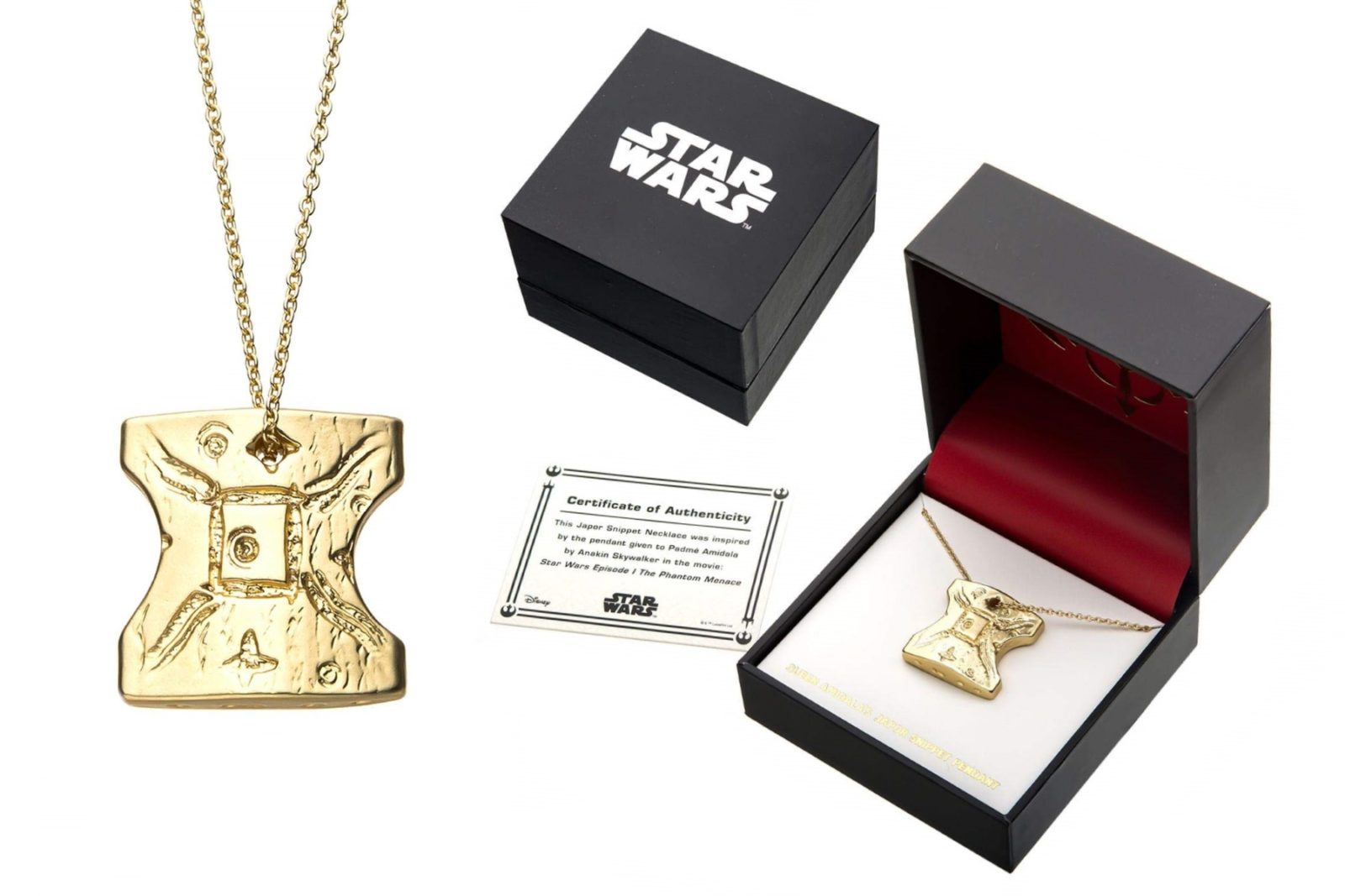 Body Vibe x Star Wars Padme' Amidala Japor Snippet Replica Necklace on Amazon