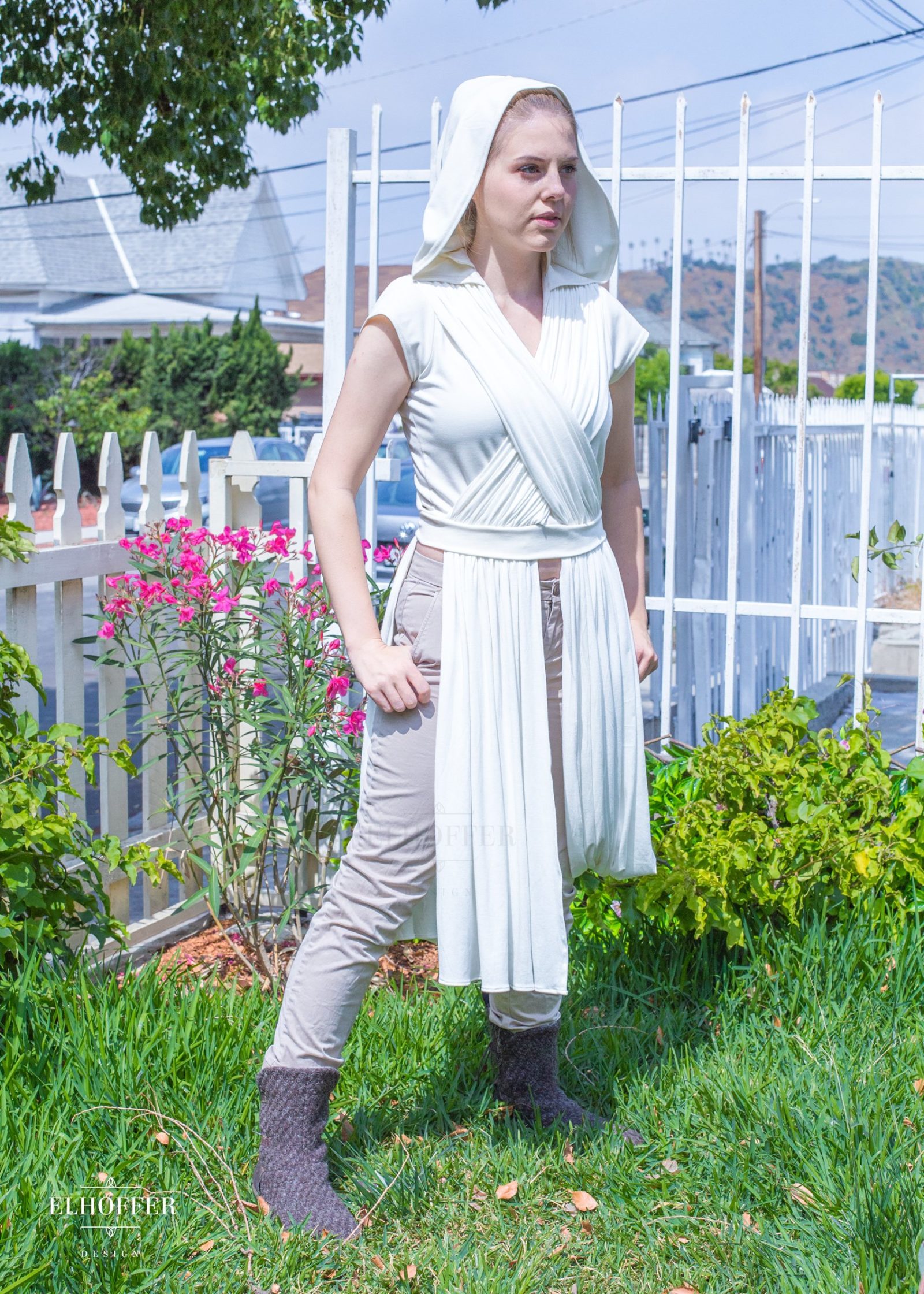 Elhoffer Design - Star Wars Rey Inspired Galactic Scavenger Hooded Top