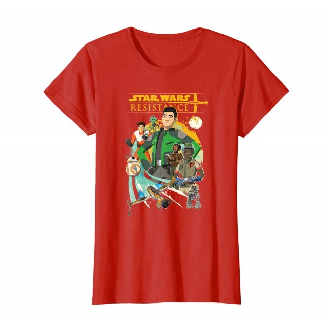 Women's Star Wars Resistance T-Shirt on Amazon