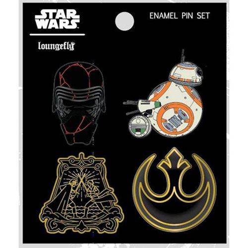 Loungefly x Star Wars The Rise Of Skywalker Pin Set at Entertainment Earth