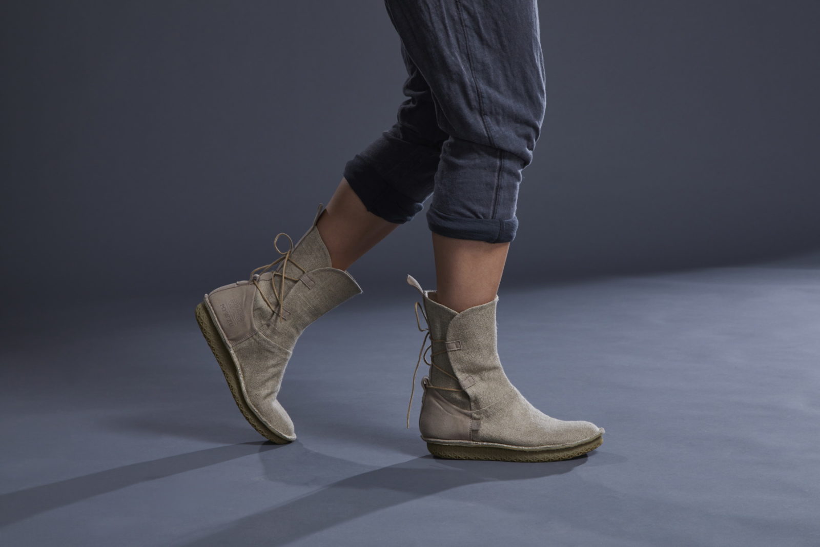 Po-Zu x Star Wars The Rise Of Skywalker Rey Natural Linen Boots