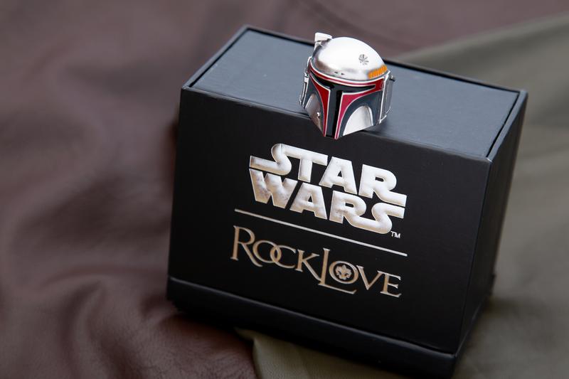 RockLove Jewelry x Star Wars Boba Fett Helmet Ring