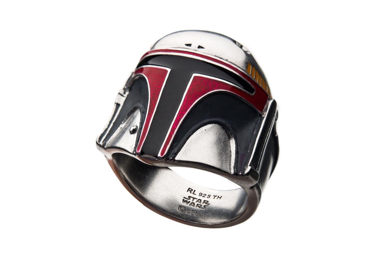 RockLove Jewelry x Star Wars Boba Fett Helmet Ring