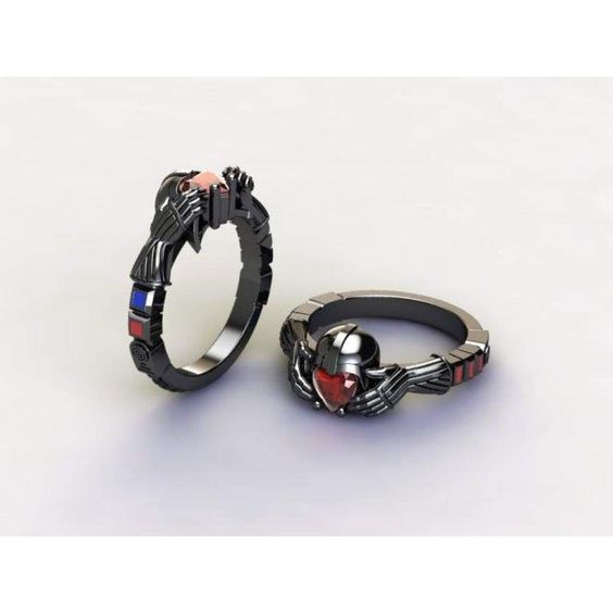 Star Wars Darth Vader Claddagh Jewelry Set by Paul Michael Design at Geek.Jewelry