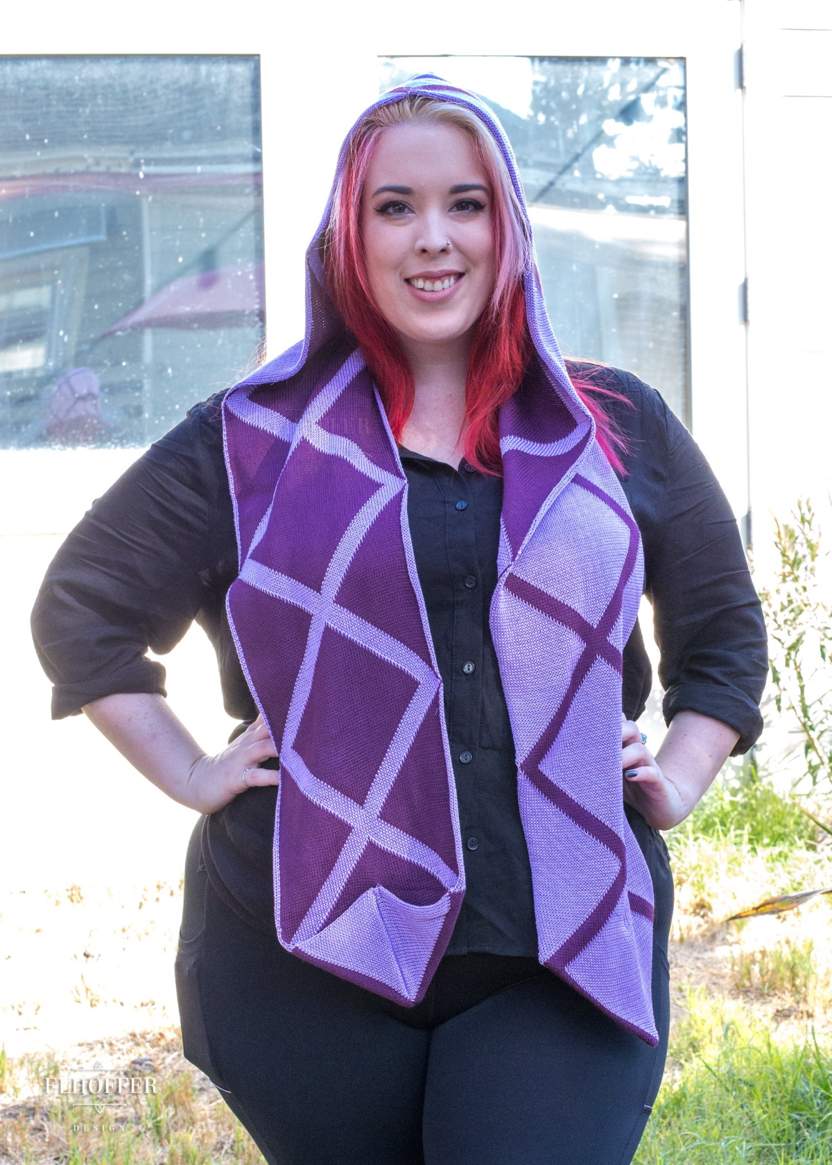 Star Wars Queen Amidala Inspired Galactic Queen Hooded Scarf by Elhoffer Design