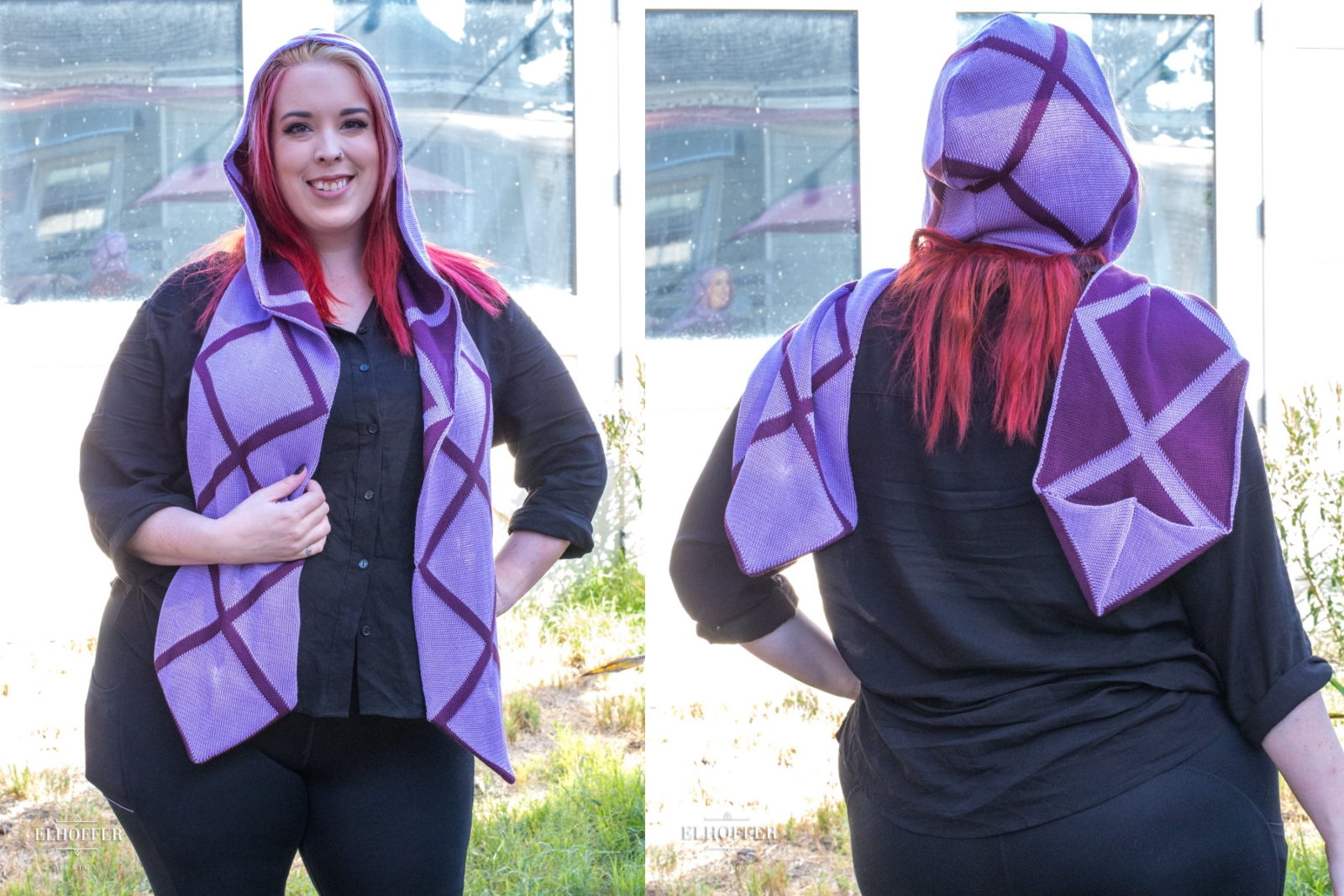 Star Wars Queen Amidala Inspired Galactic Queen Hooded Scarf by Elhoffer Design