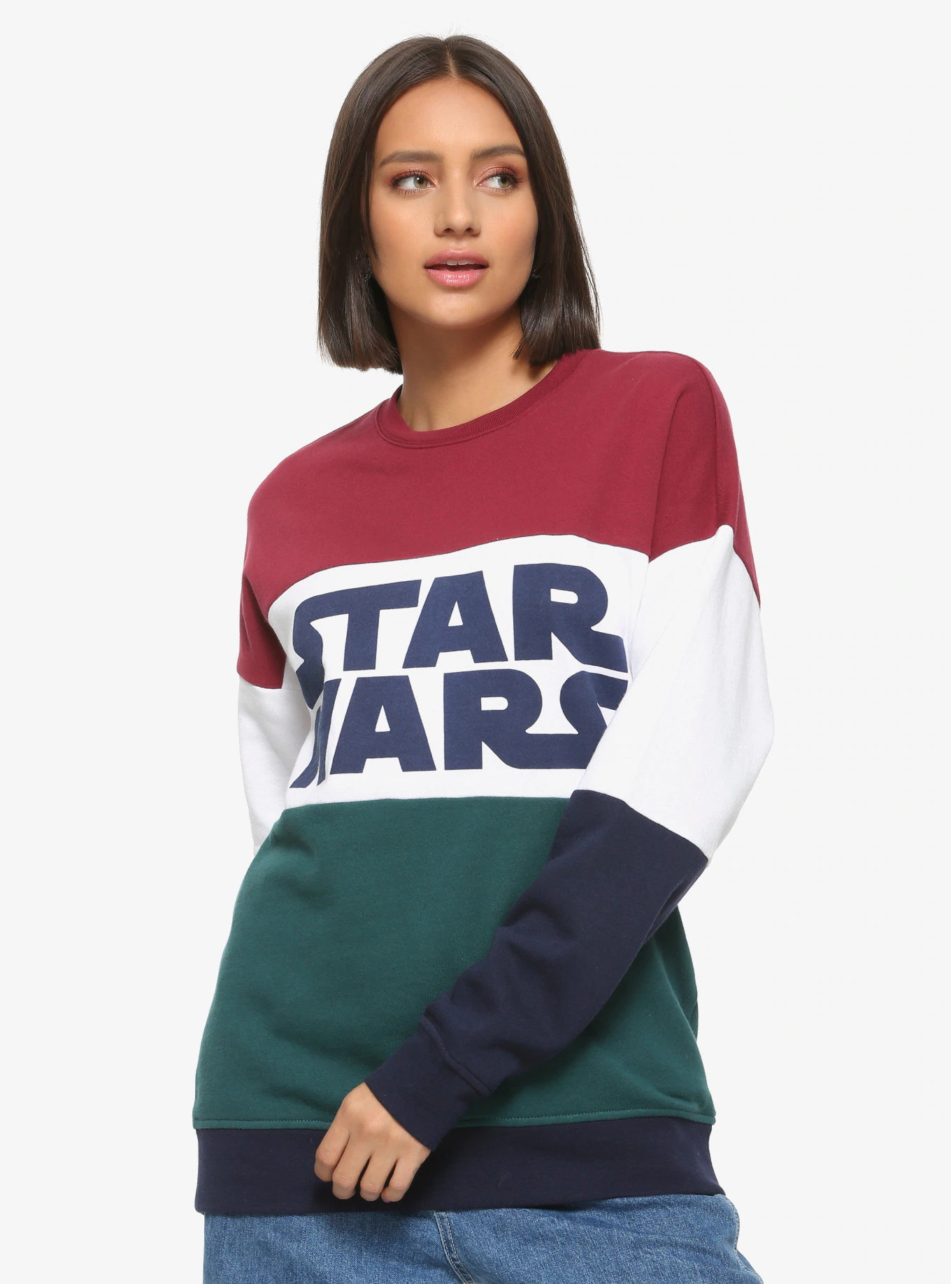 Our Universe Star Wars Color Block Sweatshirt at Her Universe