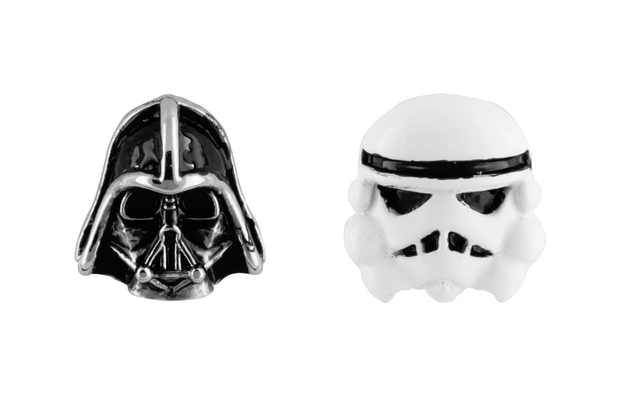 Short Story Star Wars Darth Vader and Stormtrooper Earrings