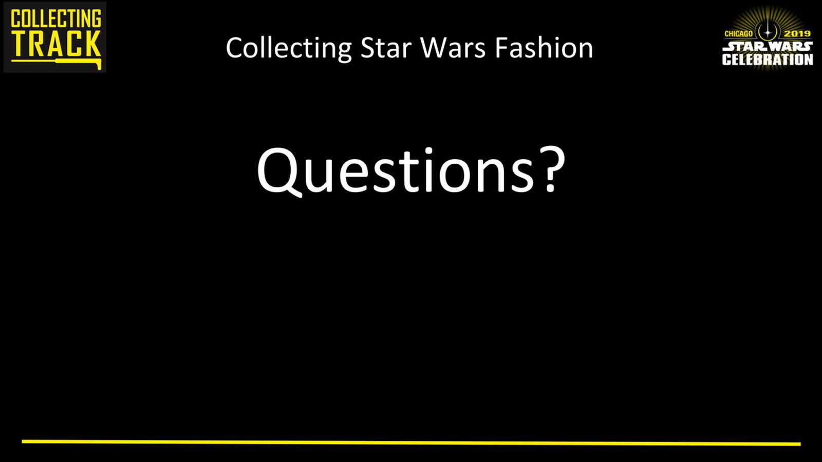 Star Wars Celebration 2019 - Collecting Star Wars Fashion panel 65