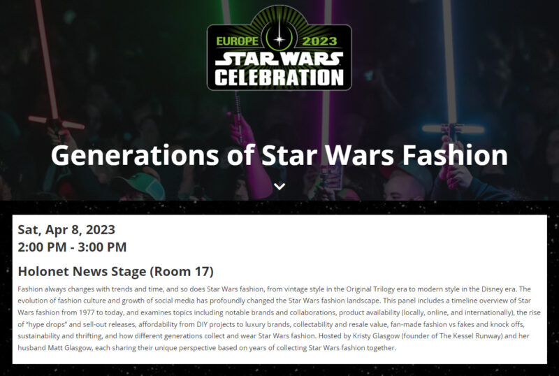 TKR at Star Wars Celebration Europe 2023 The Kessel Runway